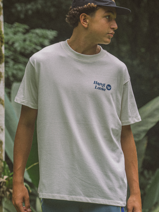 Camiseta Especial Hang Loose Fish Off White