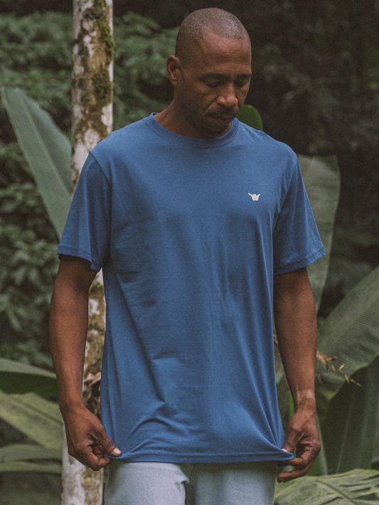 Camiseta Especial Hang Loose Fun Azul Escuro