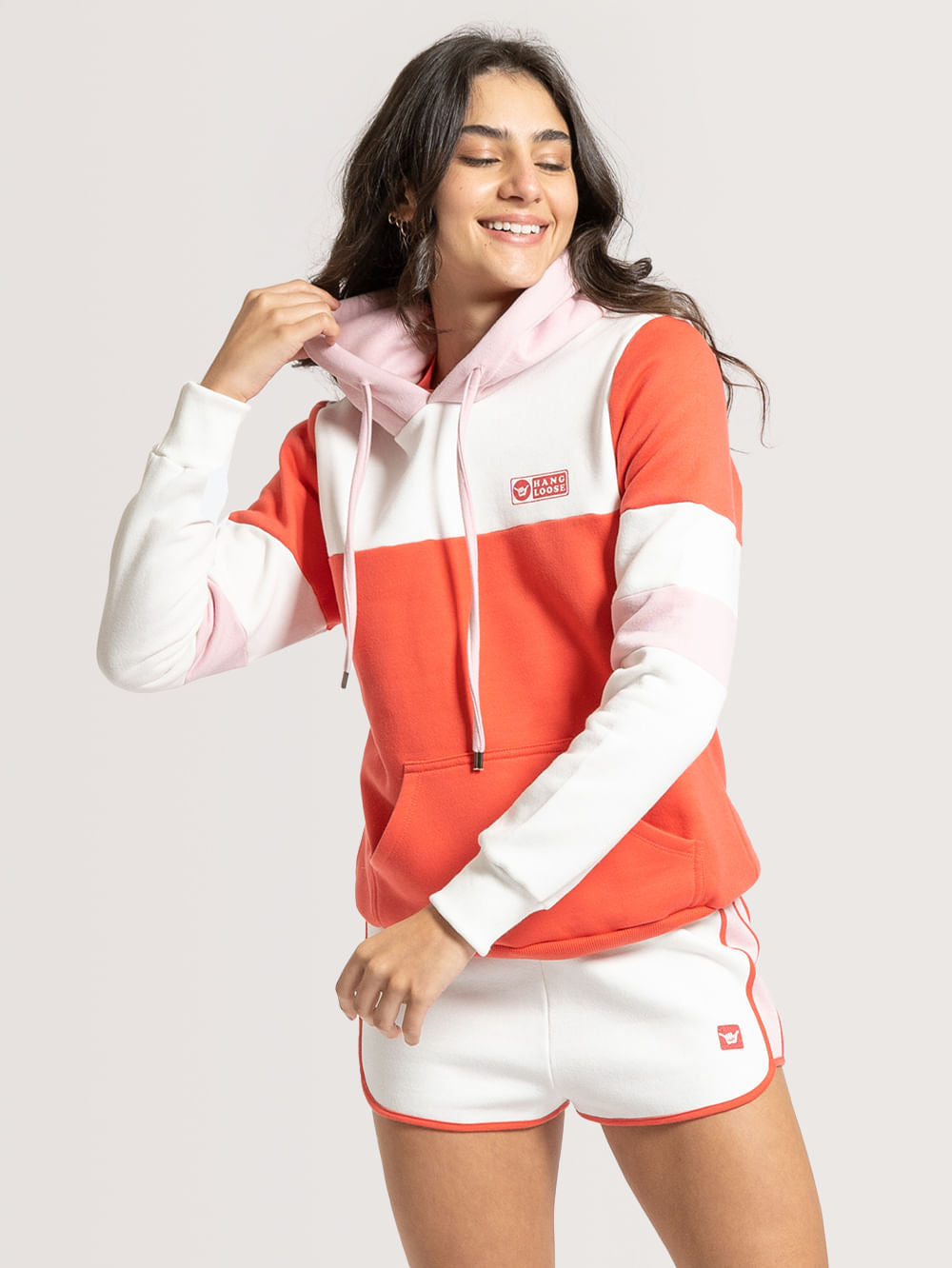 Netshoes Blusa De Moletom Da Fila Moletom Fila Comfort Letter II C - Main Image