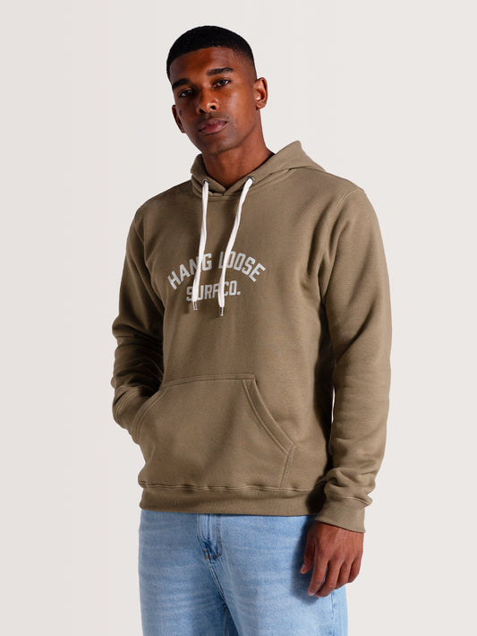 Moletom Canguru Bege Hang Loose Highschool