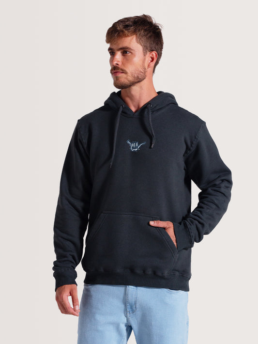 Moletom Canguru Chumbo Hang Loose Wildguys