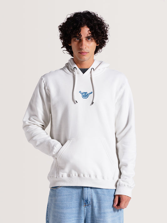 Moletom Canguru Off White Hang Loose Wildguys