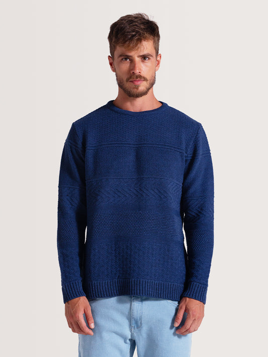 Tricot Azul Marinho Hang Loose Cricks