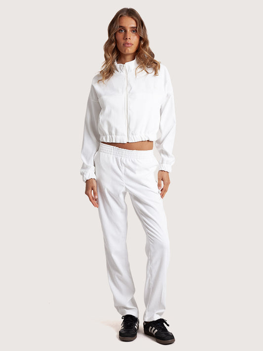 Calça Feminina Off White Reta Hang Loose Velvet