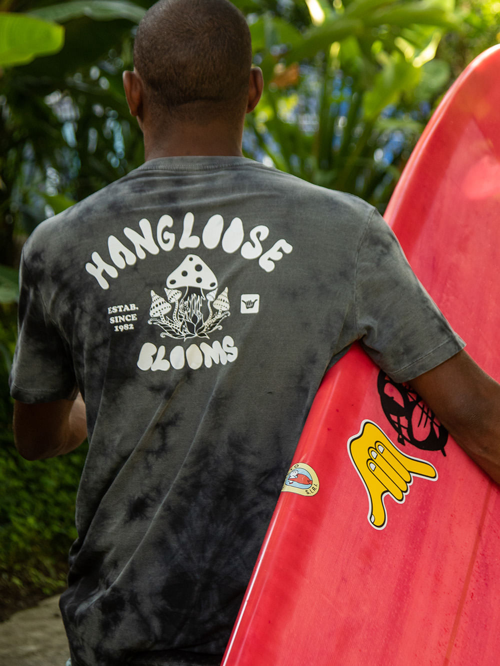 Camiseta Especial Hang Loose Bloommer Tie Dye