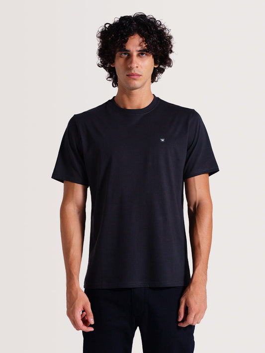 Camiseta Preta Manga Curta Especial Hang Loose Classic