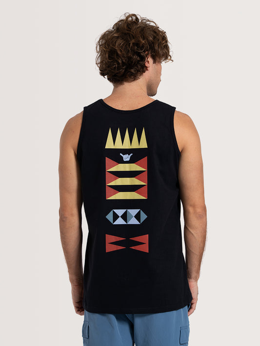 Regata Preta Hang Loose Greekback