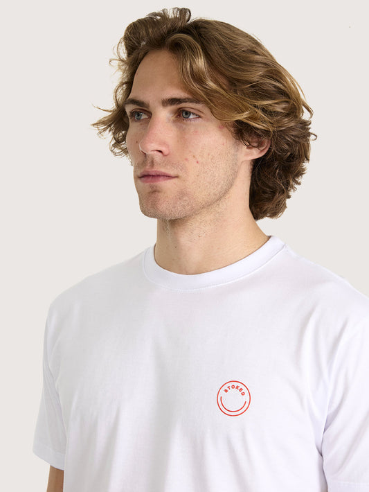 Camiseta Masculina Hang Loose Palm Branca
