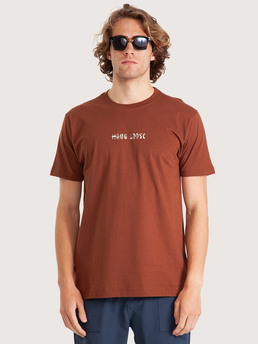 Camiseta Manga Curta Shadow Marrom