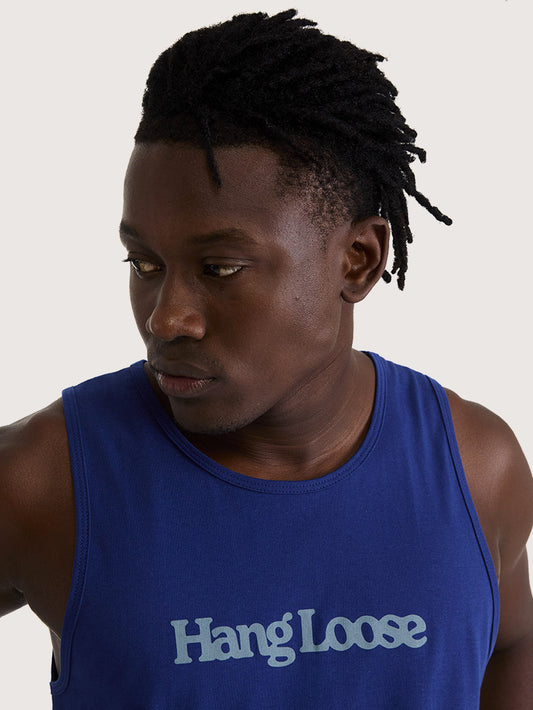 Regata Typo Masculina Hang Loose Azul Marinho