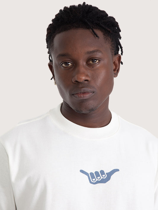 Camiseta Especial Hang Loose Retro Off White