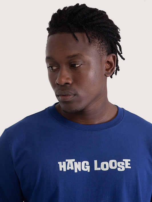 Camiseta Masculina Hang Loose Minecraft Azul