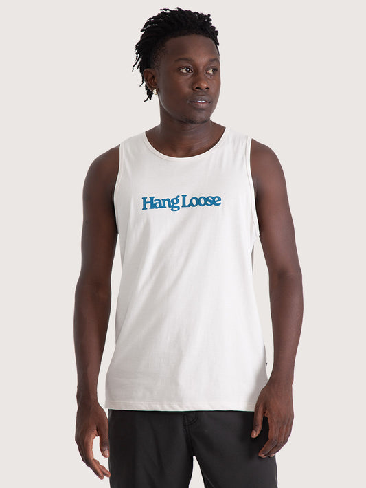 Regata Typo Masculina Hang Loose Off White
