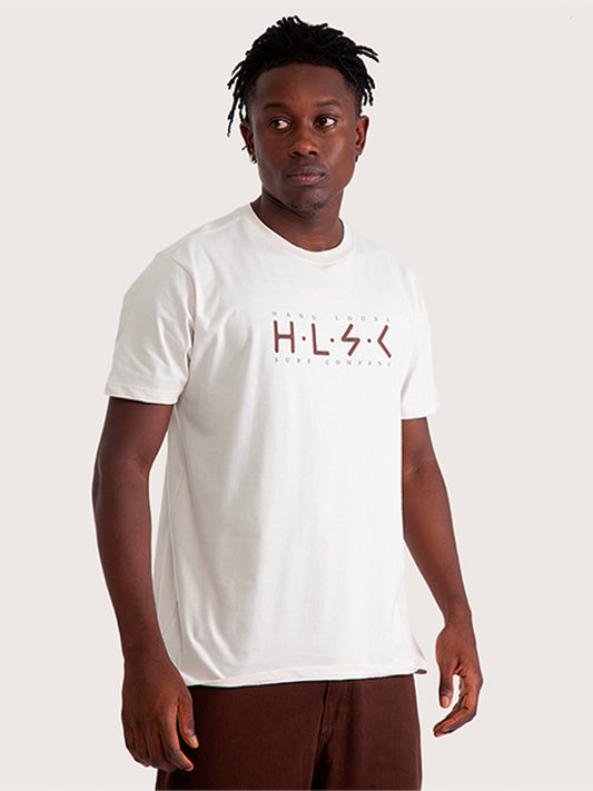 Camiseta Manga Curta Hang Loose Stick Off White