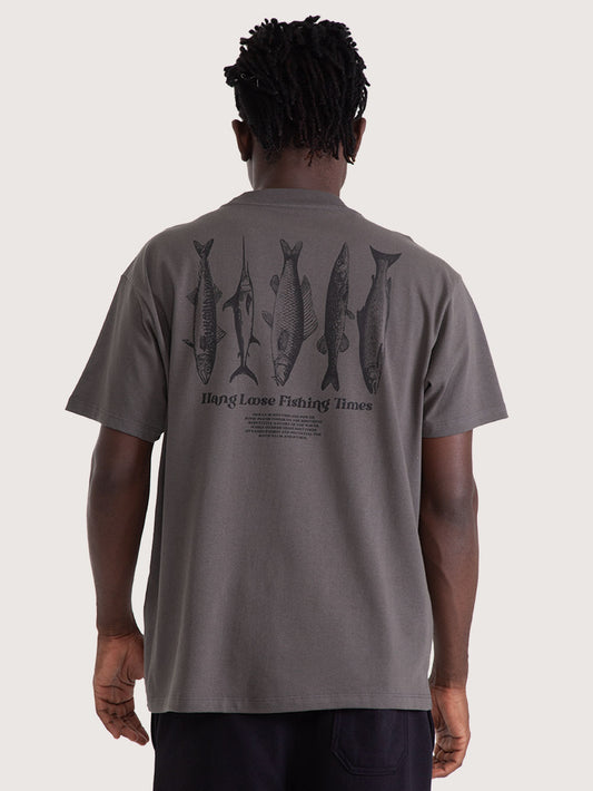 Camiseta Especial Hang Loose Fish Cinza