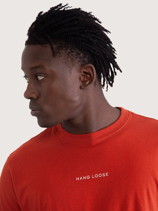 Camiseta Hang Loose Block Vermelha