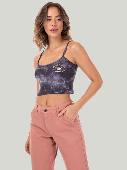 Top Hang Loose Tie Dye Preto