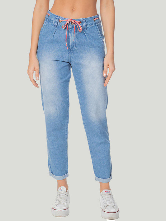 Calça Mom Jeans Hang Loose Surfer