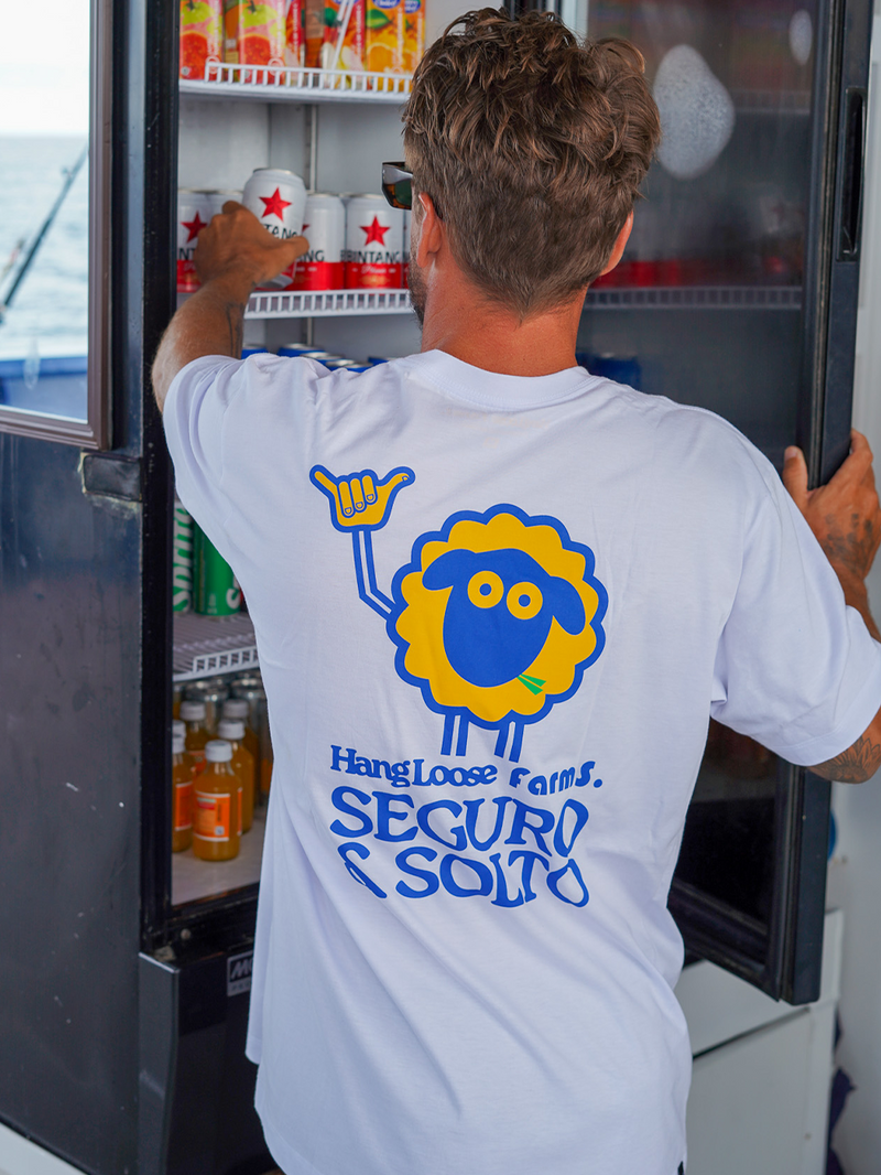 Camiseta Seguro e Solto Hang Loose x Farms