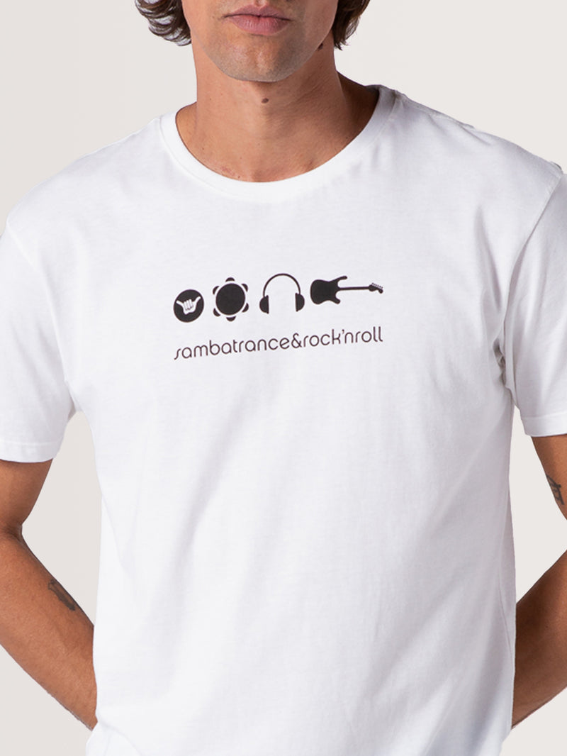 Camiseta Hang Loose Samba Trance Off White