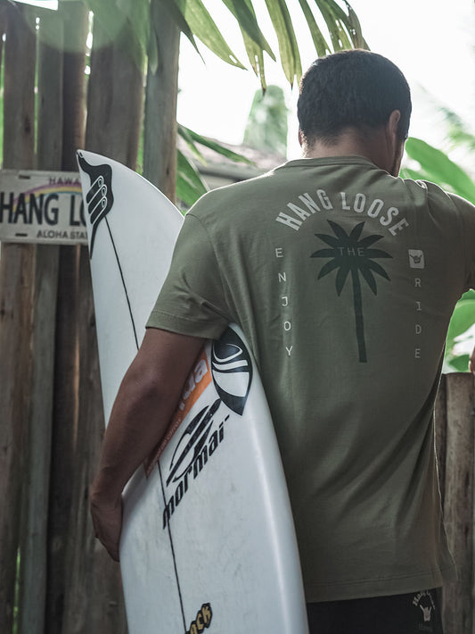 Camiseta Hang Loose Nuts Verde