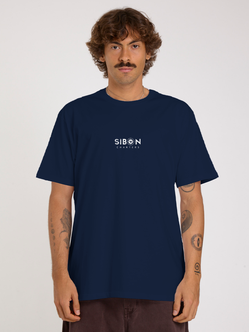 Camiseta Marinho Sibon X Hang Loose