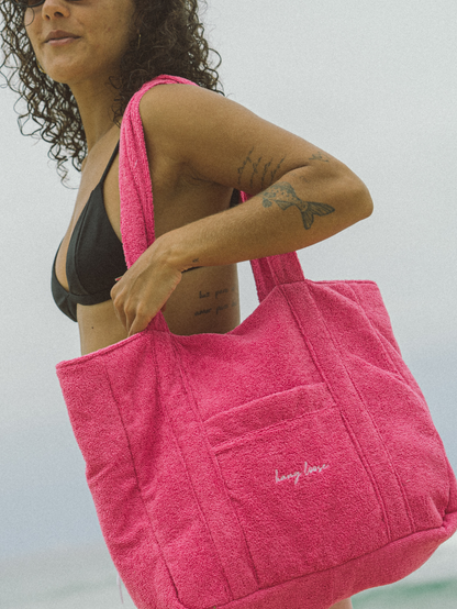 Bolsa Atoalhada Hang Loose Hibiscus Rosa