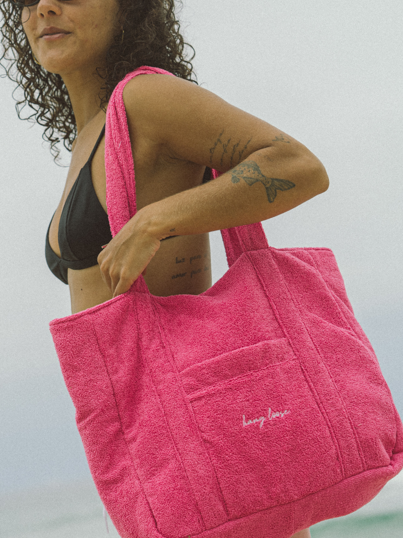 Bolsa Atoalhada Hang Loose Hibiscus Rosa