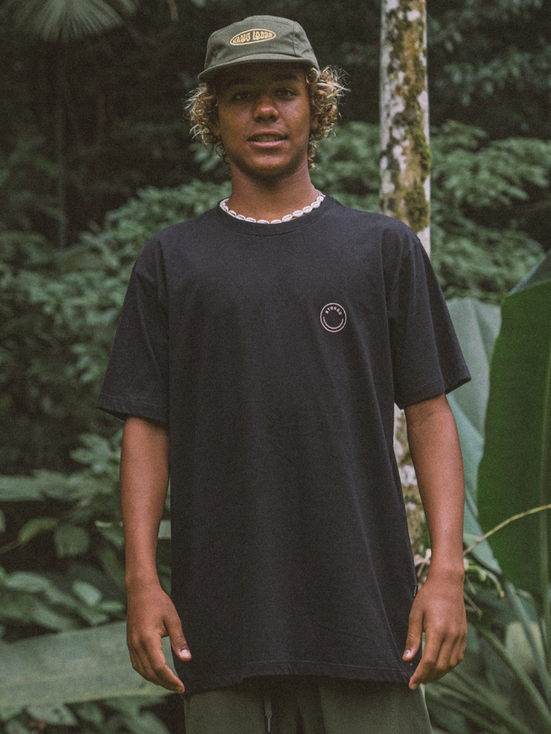 Camiseta Masculina Hang Loose Palm Preta