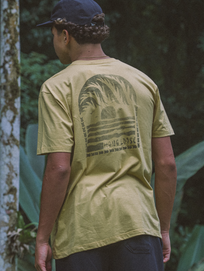 Camiseta Manga Curta Hang Loose Shadow Amarela
