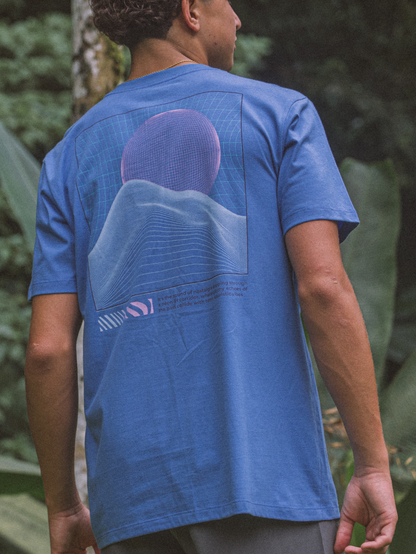 Camiseta Manga Curta Hang Loose Wire Azul