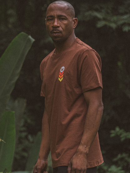 Camiseta Manga Curta Hang Loose Oats Marrom