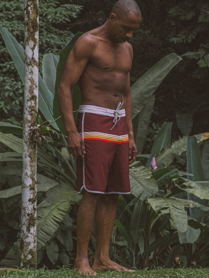 Boardshorts 20" Hang Loose Scaloop Marrom