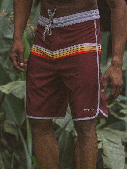Boardshorts 20" Hang Loose Scaloop Marrom