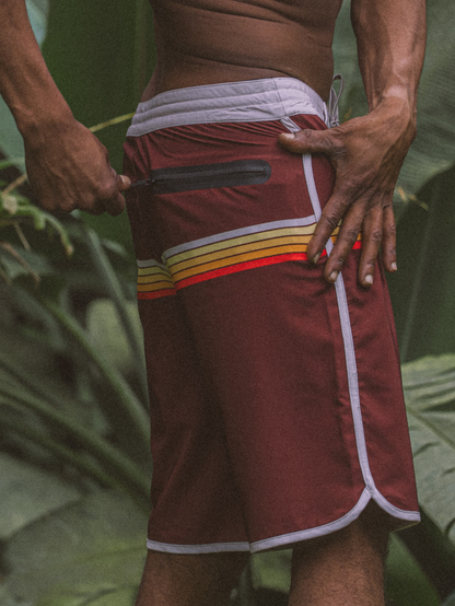 Boardshorts 20" Hang Loose Scaloop Marrom