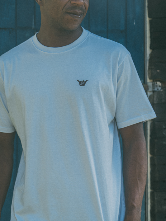 Camiseta Manga Curta Branca Masculina Hang Loose Company