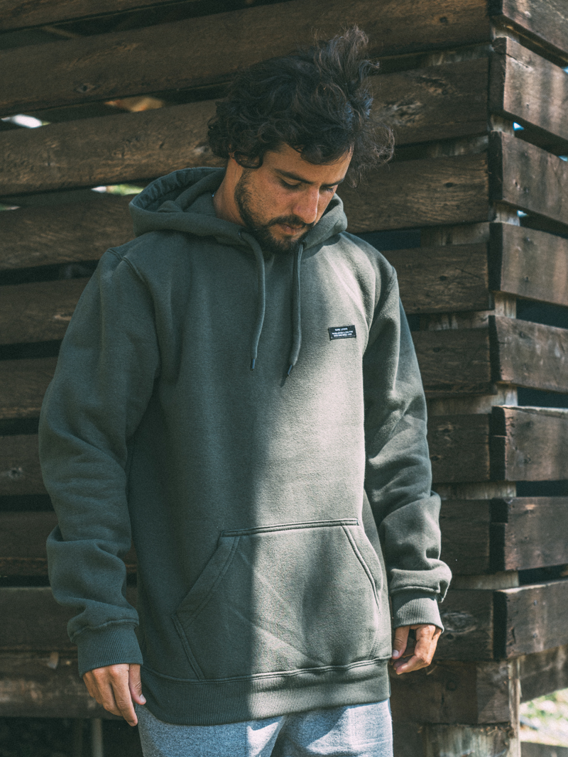 Moletom Canguru Verde Hang Loose Log
