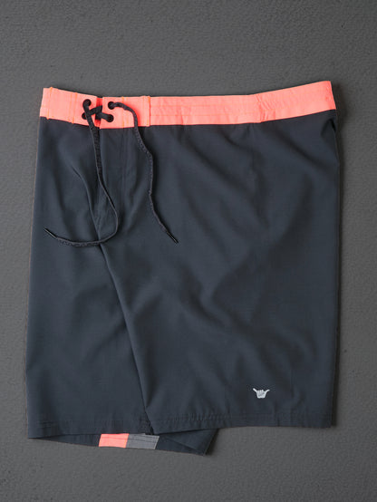 Boardshorts 19” Cinza Hang Loose Block