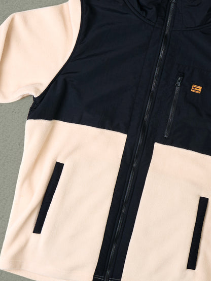 Blusa Fleece com Zíper Areia Hang Loose Zippy