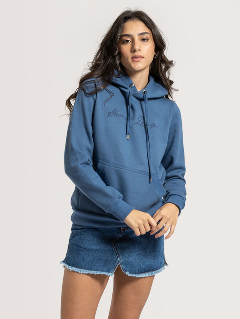 Moletom Canguru Hang Loose Signature Azul – Hang Loose Brasil