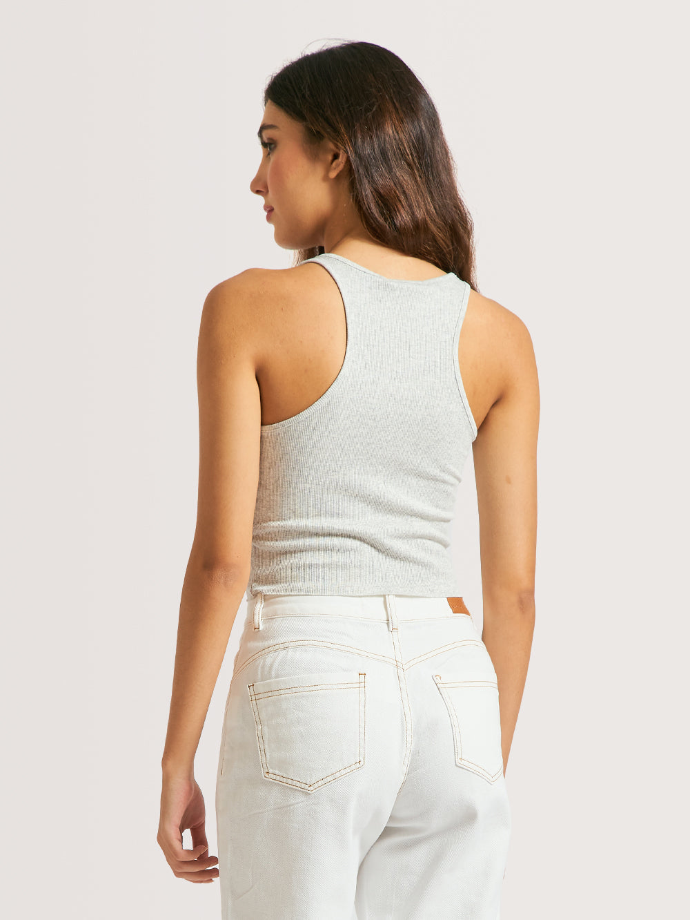 Cropped Hang Loose Easy Cinza