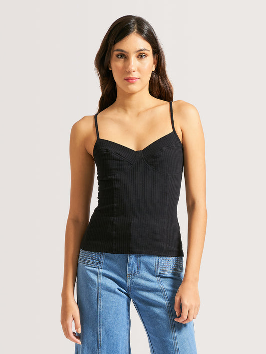 Cropped Hang Loose Crisp Preto