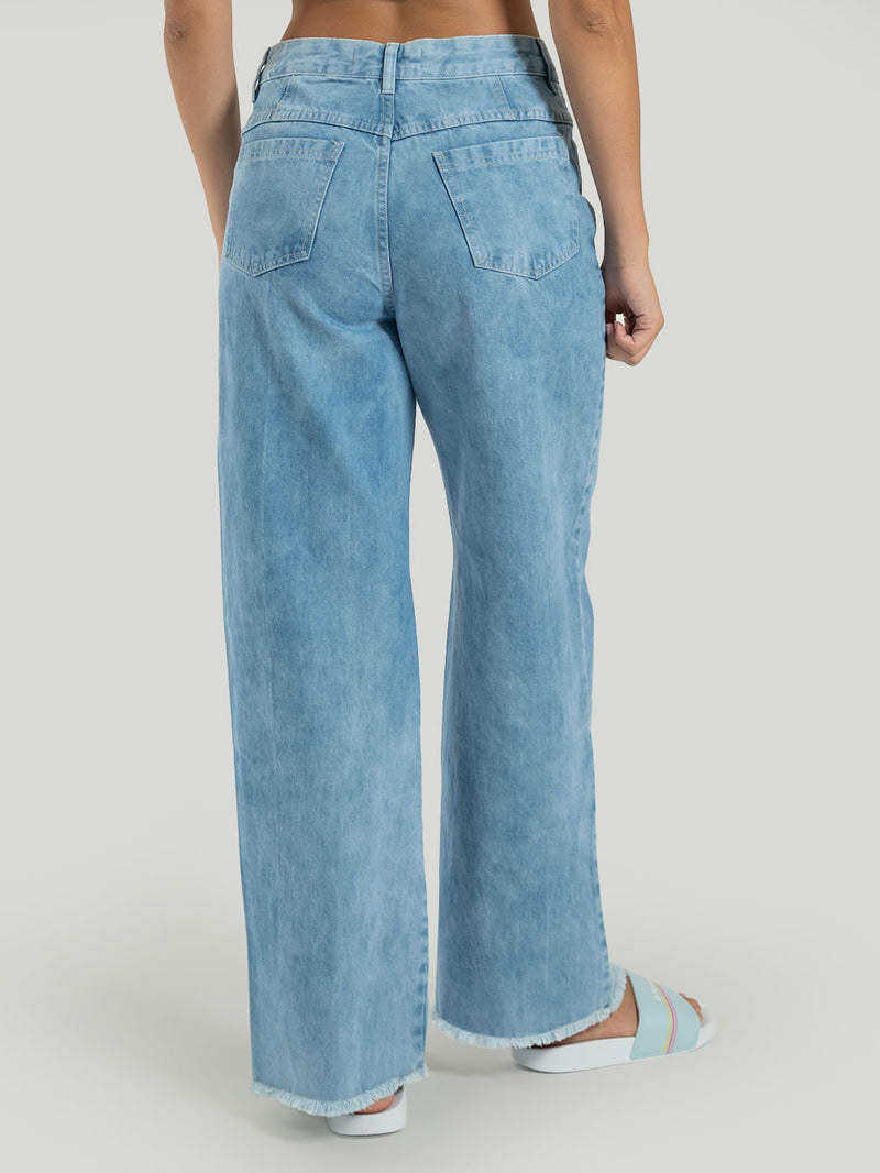 Calça Jeans Hang Loose Wide Leg
