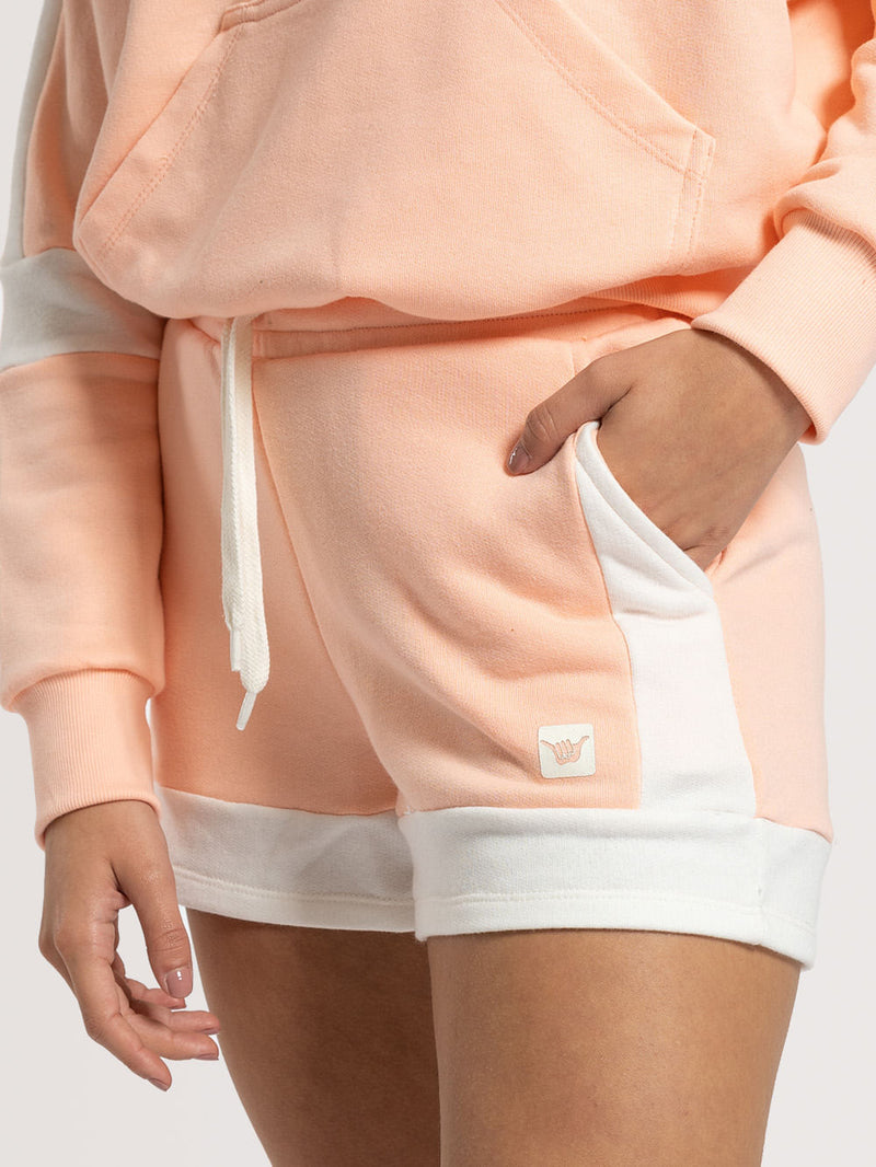 Conjunto Hang Loose Moletinho Logo Coral
