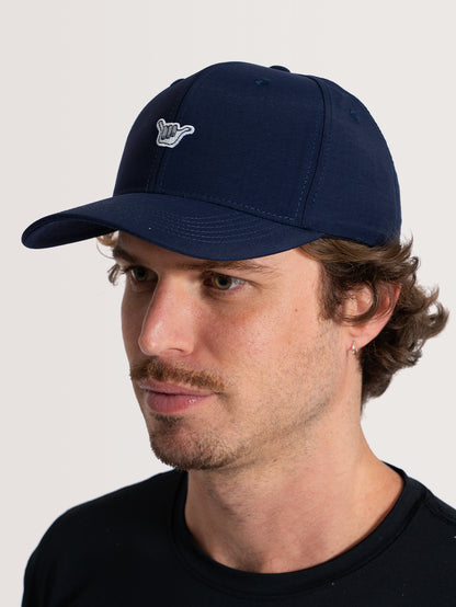 Boné Aba Curva Marinho Hang Loose Label