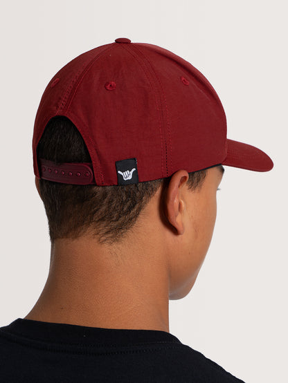 Boné Aba Curva Vinho Hang Loose Label