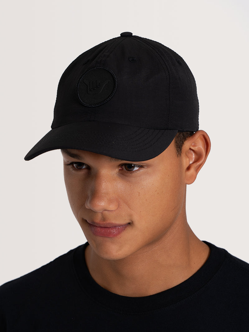 Boné Aba Curva Preto Hang Loose Circle