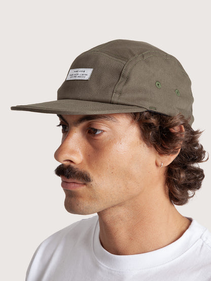 Boné Aba Reta Verde Hang Loose Label Five Panel