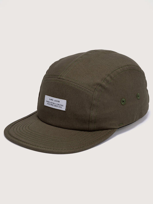 Boné Aba Reta Verde Hang Loose Label Five Panel