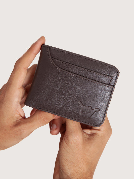 Carteira Marrom Hang Loose Double